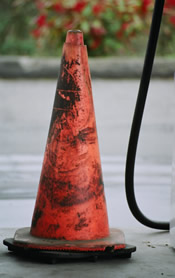 Dirty Traffic Cone