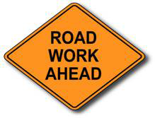 Roadwork sign